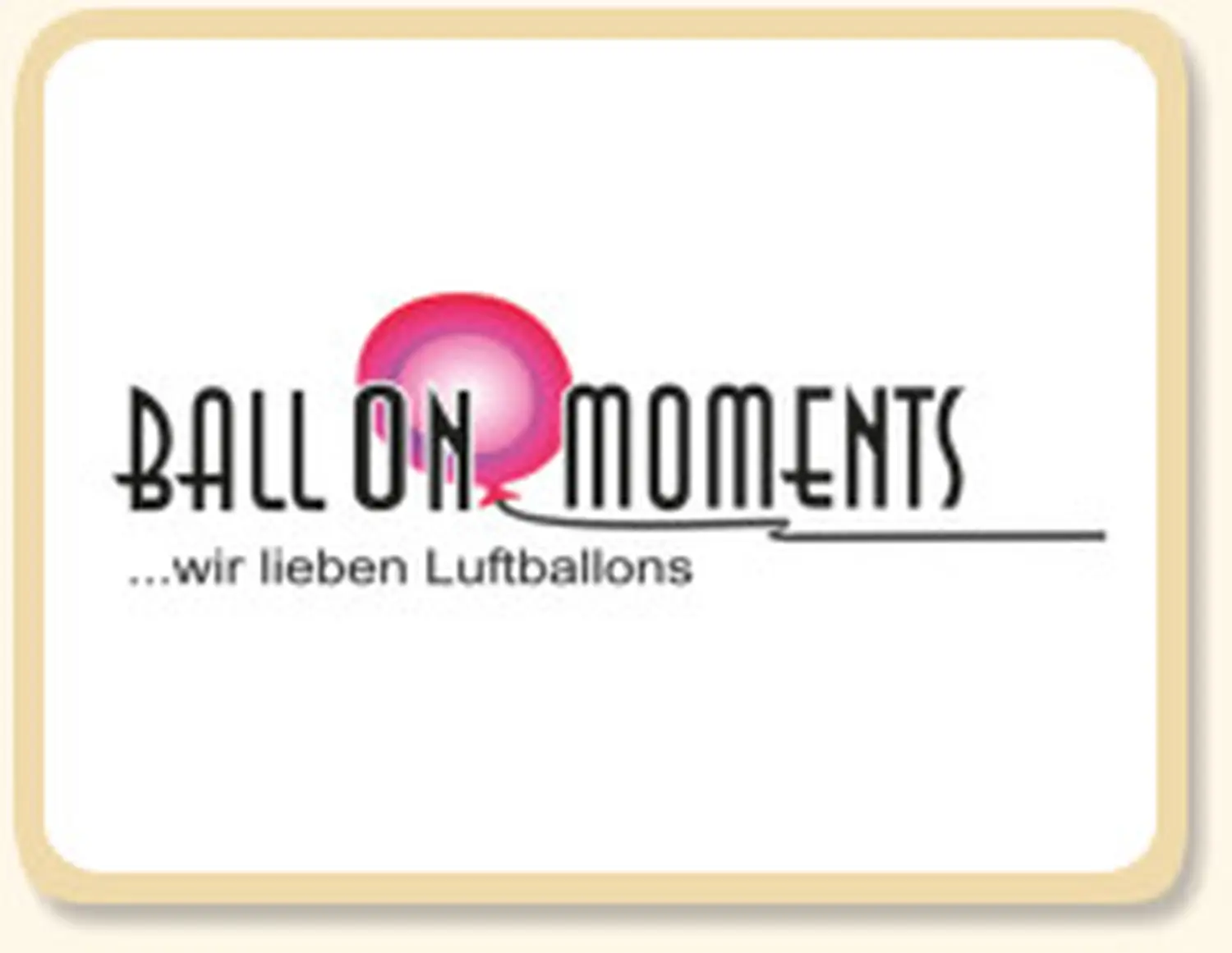 Ballon Moments - Dekoration - logo