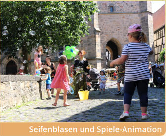 Seifenblasen und Spiele-Animation